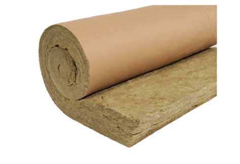 Rockwool Rouleau Isolant En Laine De Roche Roulrock Kraft Pour L