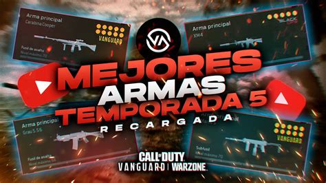 MEJORES ARMA META Para WARZONE CALL OF DUTY TEMPORADA 5 RECARGADA