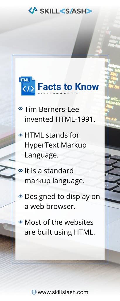 Html Facts To Know 800 × 2000 Px Skillslash Academy Flickr