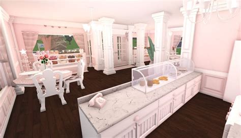 Pinkblush Bloxburg Bakery Interior House Decorating Ideas Apartments