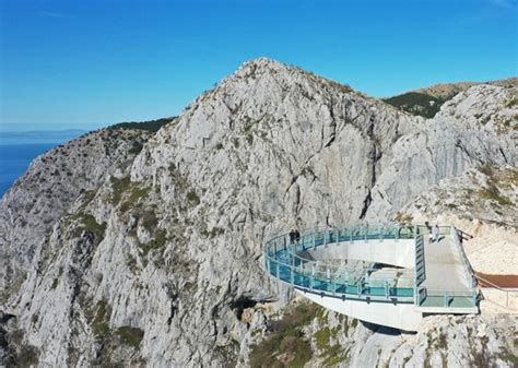 Biokovo Skywalk Przeszklony Taras Widokowy Nad Riwier Makarsk