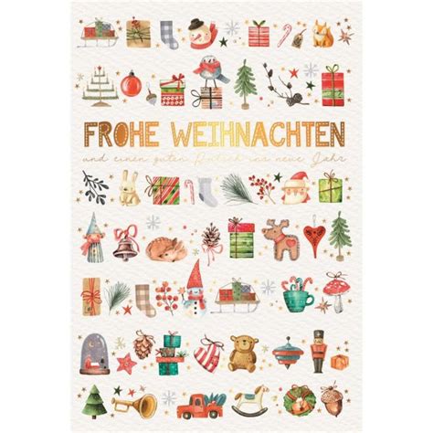 Weihnachten Gl Ckwunschkarten Im Format X Cm Weihnachtsmo