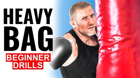 6 Heavy Bag Boxing Drills For Beginners Youtube