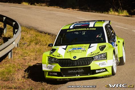 Orriols Albert Moreno Xavi Škoda Fabia Rally2 evo Rally Lloret de