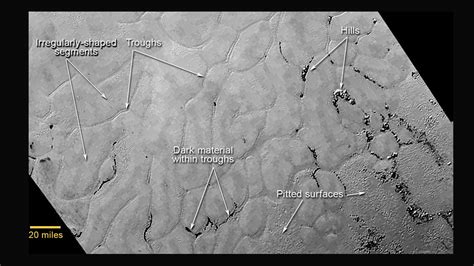 Portion of Pluto's Sputnik Planum (Sputnik Plain)