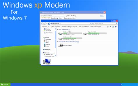 Windows Xp Modern Style Theme For Windows 7 By Cheezeygaming On Deviantart