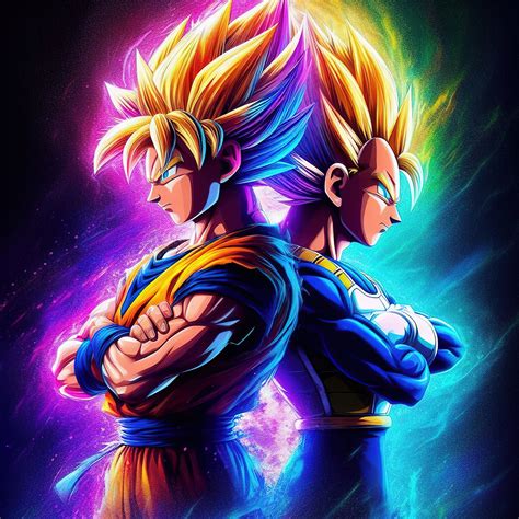 Goku Wallpaper 4K, Vegeta, Dragon Ball Z, 5K