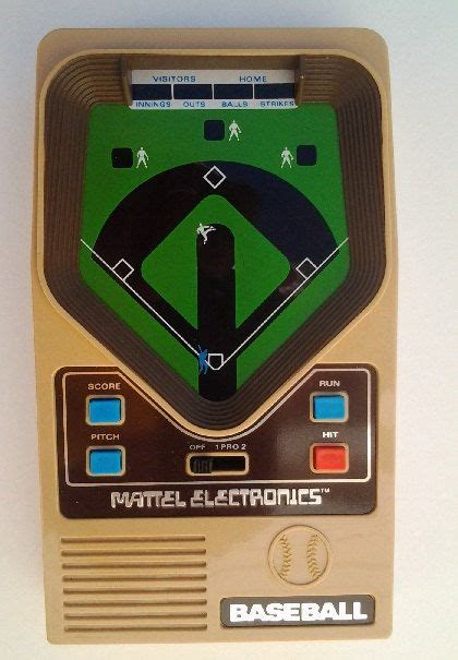 Mattel Electronics Baseball Handheld Video Game By Metalmaniacs 2000