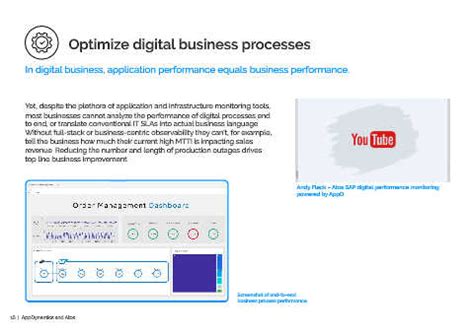 Page 16 Atos Digital Performance Management For SAP