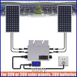 700w Solar Grid Tie Micro Inverter For 30v 36v Solar Panels Waterproof