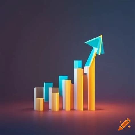 Stock Market Graph Indicating Rising Trends And Fluctuations