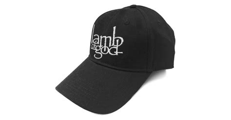 Lamb Of God Logo Baseball Cap Eternal Goth