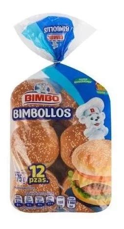 Pan Para Hamburguesas Bimbollos Bimbo 12 Pzas