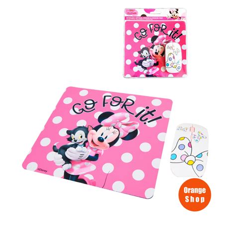 Ripley NOC KIT MOUSE INALAMBRICO Y MOUSE PAD MINNIE 1