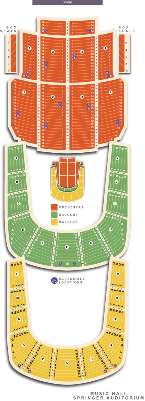 Seating Charts Cincinnati Arts