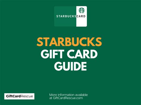 Starbucks Gift Card - Where to Buy, Balance, FAQs - GiftCardRescue.com