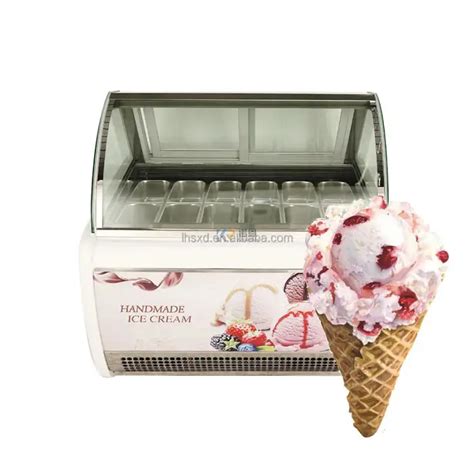 Ice Cream Fast Food Popsicle Cooler Refrigerator Showcase Ice Cream