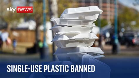 Single Use Plastic Ban Comes Into Force In England Youtube