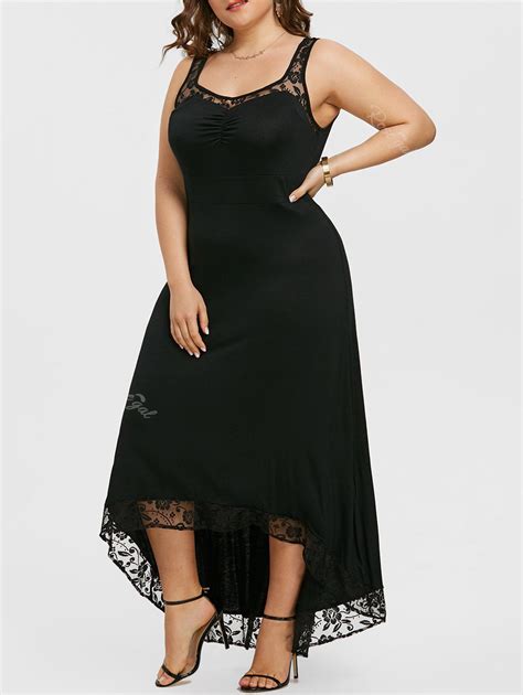 [33 Off] Plus Size High Low Party Maxi Dress Rosegal