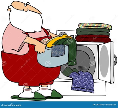 Santas Wash Day Royalty Free Stock Photo Image 12074675