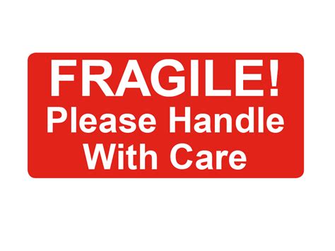 Fragile Please Handle With Care Small Packing Sticky Labels Stickers Ebay