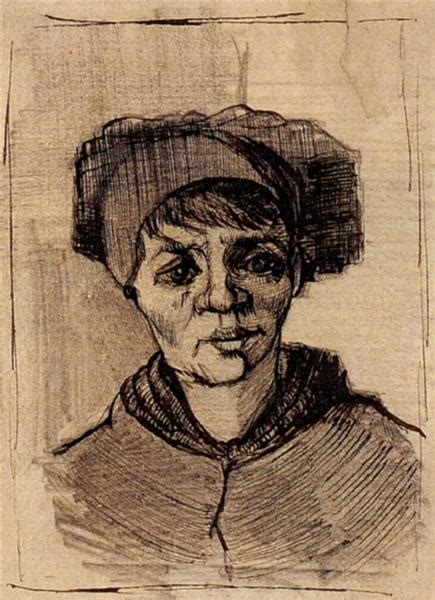 Head Of A Woman Vincent Van Gogh Wikiart Org