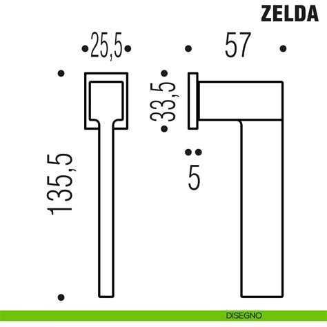 Maniglia Per Finestra Martellina DK Zero Zelda Colombo Design Con