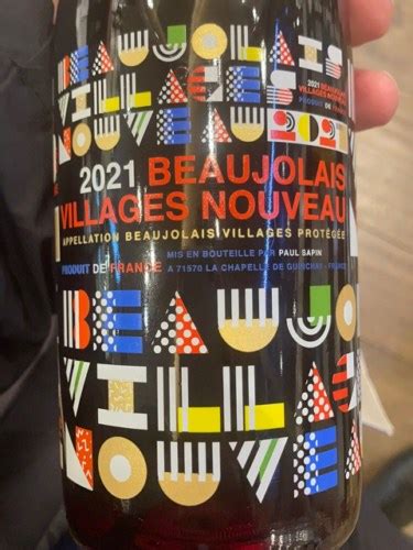 Paul Sapin Beaujolais Villages Nouveau Vivino Australia