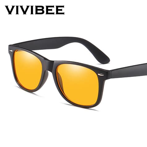 Vivibee Classic Square Gaming Blue Light Blocking Glasses Men Yellow