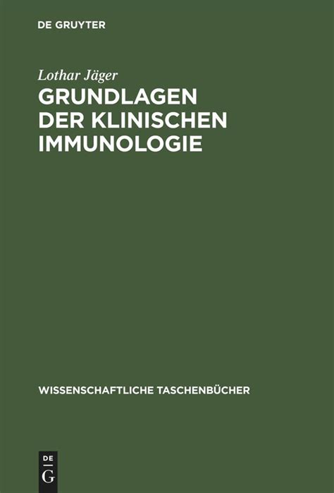 Grundlagen Der Klinischen Immunologie