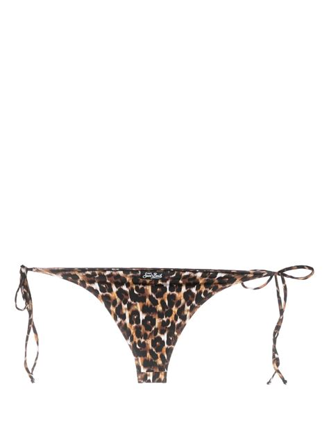 MC2 Saint Barth Leopard Print Bikini Bottoms Farfetch