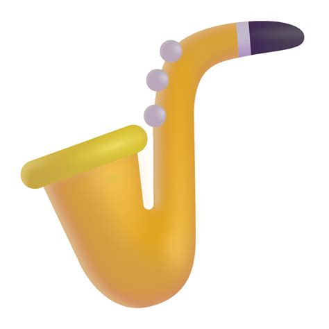 Saxophone 3d Icon | FluentUI Emoji 3D Iconpack | Microsoft