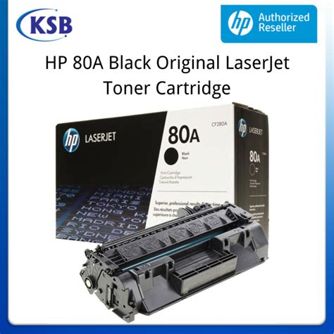 Hp 80a Black Original Laserjet Toner Cartridge Cf280a Lazada