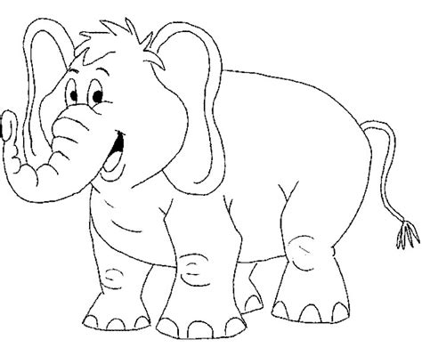 Dibujos De Elefante Para Imprimir Y Colorear