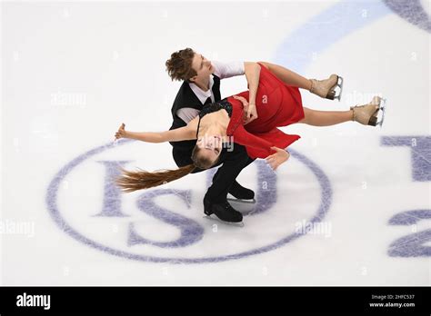 Mariia HOLUBTSOVA Kyryl BIELOBROV UKR During Ice Dance Free Dance