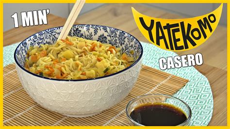 Yatekomo Casero En Min Receta De Noodles Vegetariana Youtube