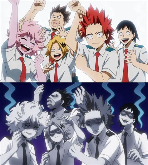 Ashido Mina And Sato Rikido And Kaminari Denki And Kirishima Eijirou And Sero