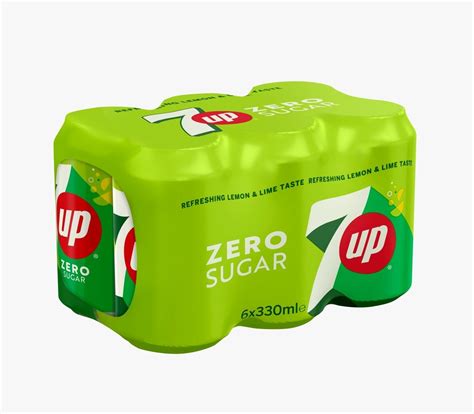 Buy 7up Soft Drink Zero Sugar 330 Ml X 6 Pcs Online In Bahrain