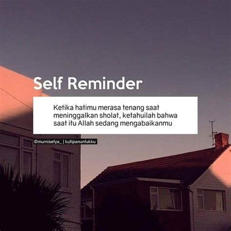 kutipan diri  mengingatkan diri sendiri
