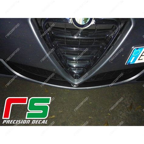 Stickers Alfa Romeo Giulietta Carbonlook Decal Front Bumper Inserts