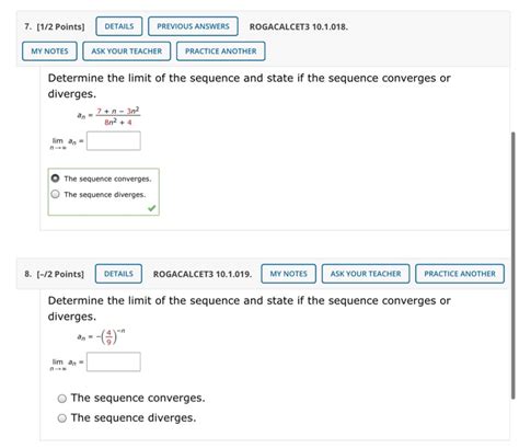 Solved Points Details Previous Answers Rogacalcet Chegg