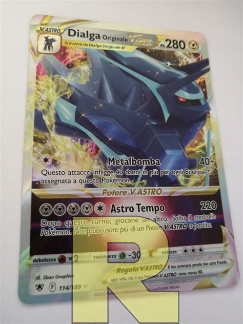 Dialga Original V Astro Vstar Gloss Sidereal Holo Italian Ebay