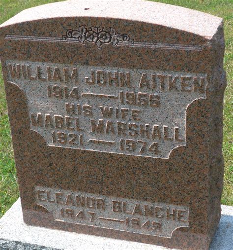 William John Aitken Find A Grave Memorial