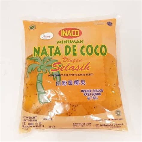 Jual Inaco Nata De Coco Selasih Orange Kg Jakarta Selatan Blc Jkt