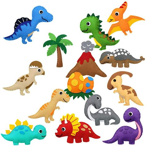 Kit De Manualidades De Animales Del Bosque Diy Coser Fieltro Animales