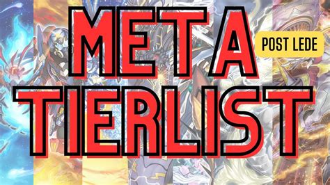 YU GI OH META CHECK AKTUELLE DECK TIERLIST POST LEDE YouTube