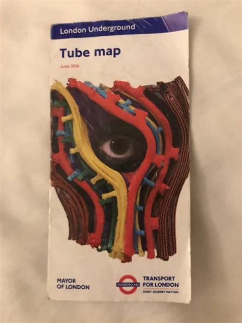 London Underground Tube Map June Collectors Item Cover Hew