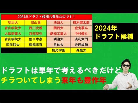 2024年ドラフト候補も豊作っぽいのでどうしても意識してしまう2023年ドラフト サラリーマンスカウト ドラフト候補図鑑｜youtubeランキング