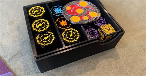 Keyforge Token Box For Ultimate Guard Flip N Tray By Ryanchakajodda