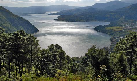 Lago Amatitlan Una Veduta Sul Lago Amatitlán A Meno Di Unora Dalla